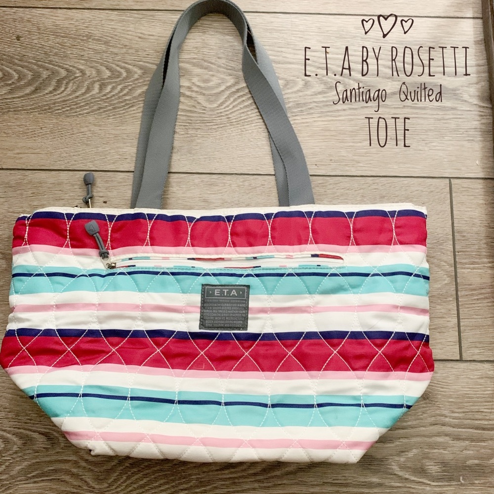 SOLD E.T.A. by Rosetti Santiago Quilted Tote